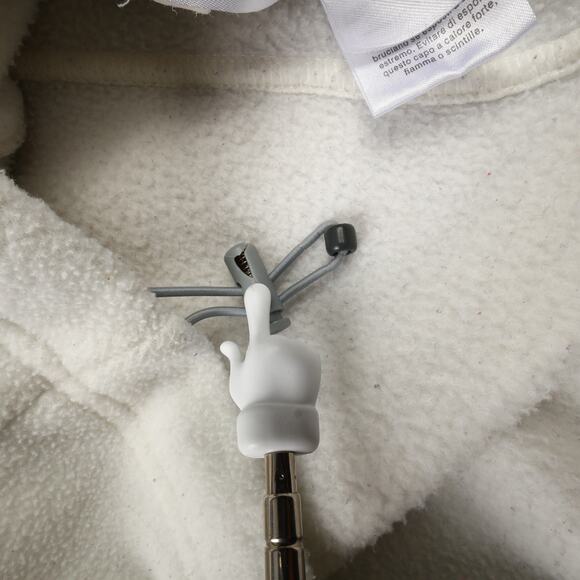 Columbia Womens XL Benton Spring Fleece Full Zip Jacket White *Read* - Picture 12 of 12